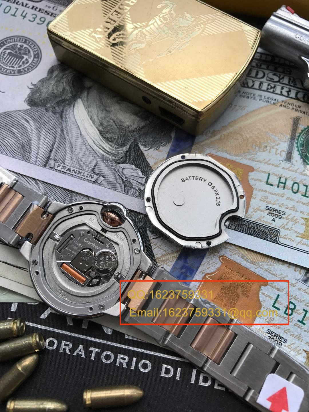 【视频解析小号蓝气球28毫米】V6厂1:1复刻高仿手表之卡地亚蓝气球系列WE902052石英女表 / K084