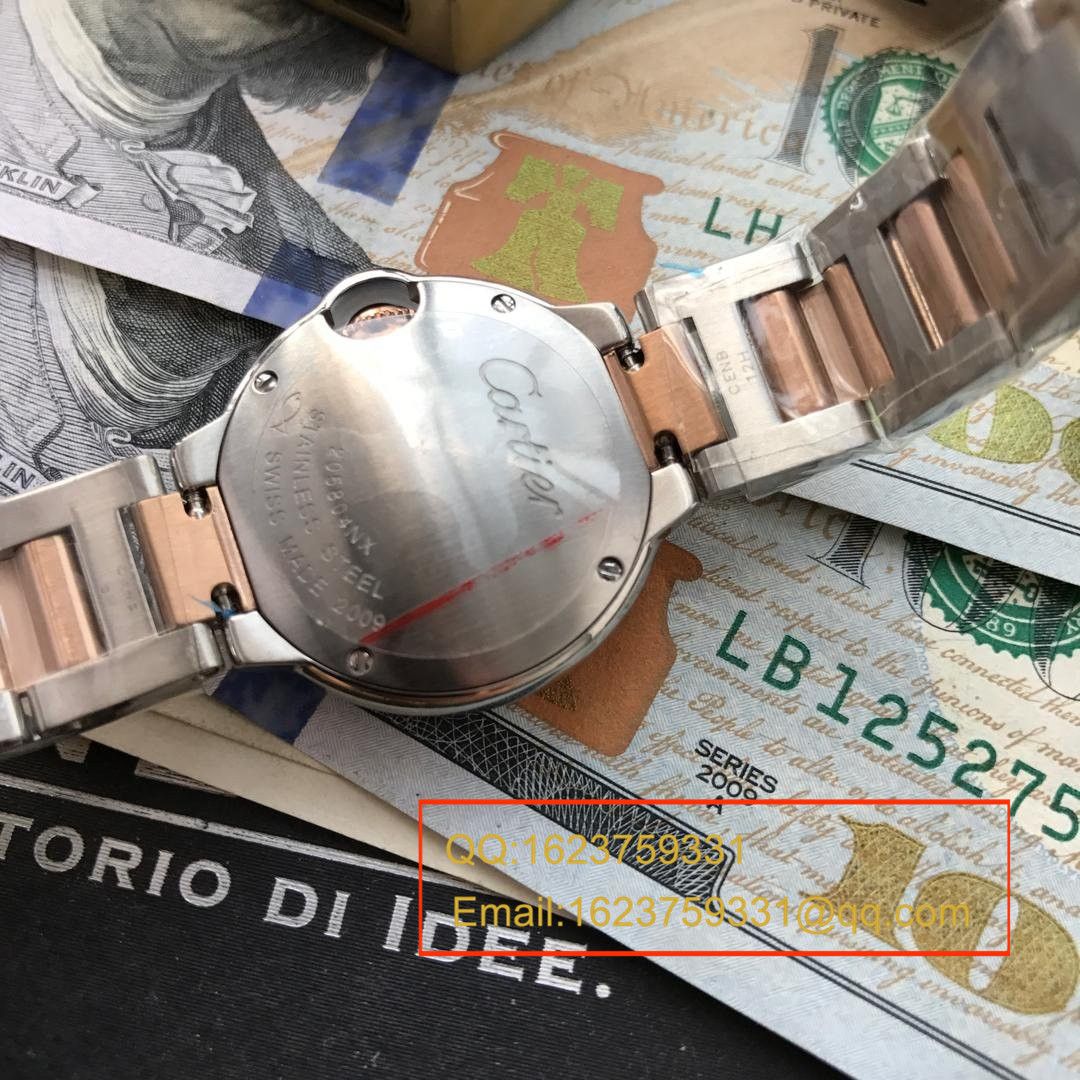 【视频解析小号蓝气球28毫米】V6厂1:1复刻高仿手表之卡地亚蓝气球系列WE902052石英女表 / K084