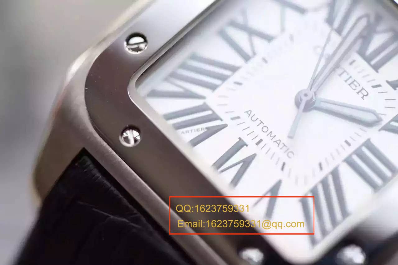 【视频解析V6厂1:1超A高精仿手表】卡地亚山度士自动机械男表W20106X8机械腕表 / KBA032