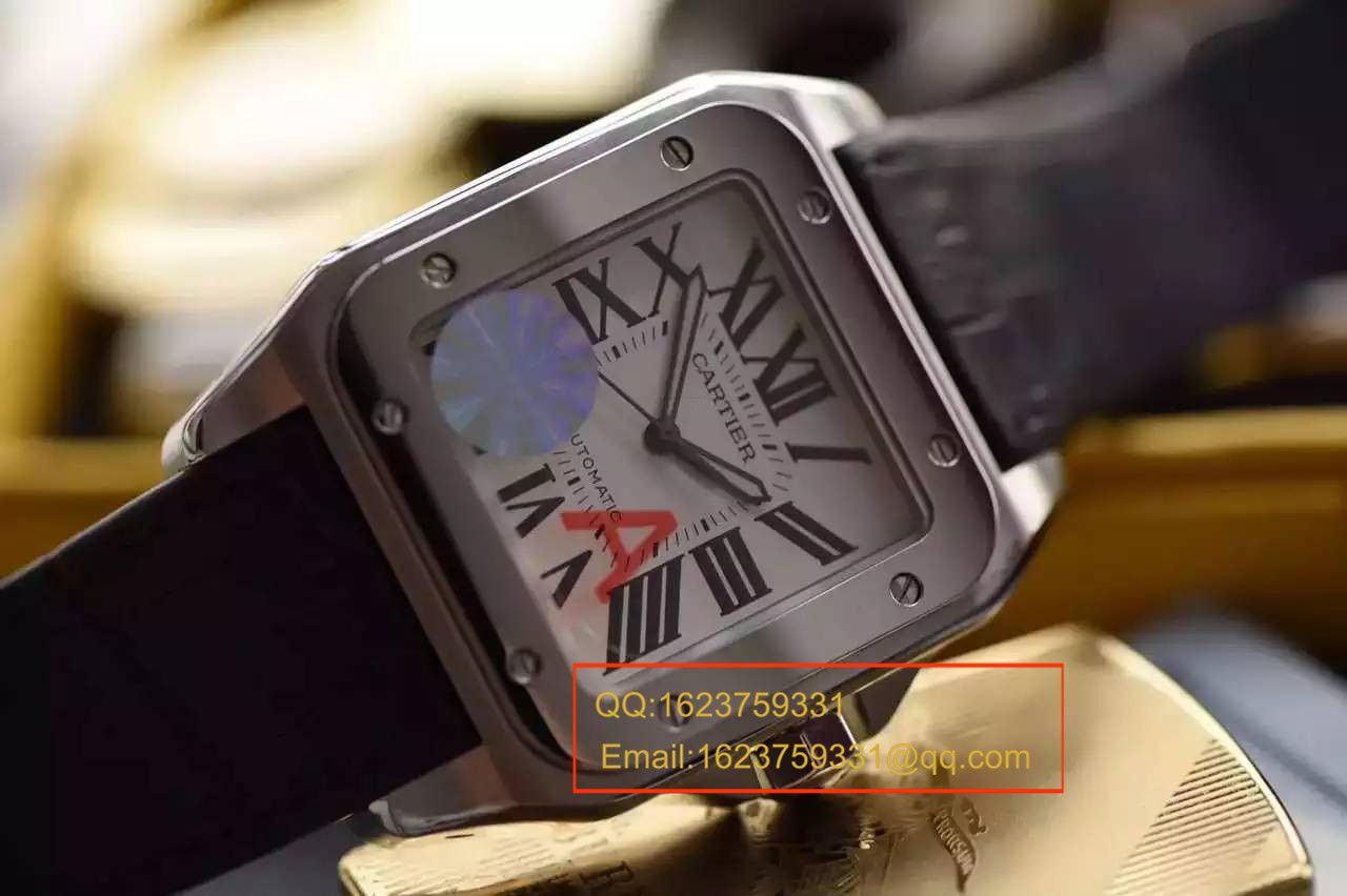 【视频解析V6厂1:1超A高精仿手表】卡地亚山度士自动机械男表W20106X8机械腕表 / KBA032