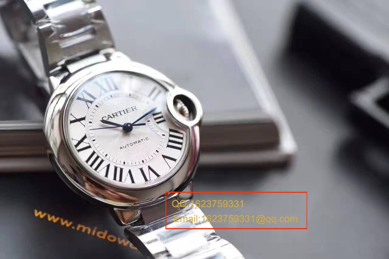【独家视频解析V6厂一比一超A高仿手表】卡地亚蓝气球系列小号33毫米机械女表W6920071/W6920085 / K117