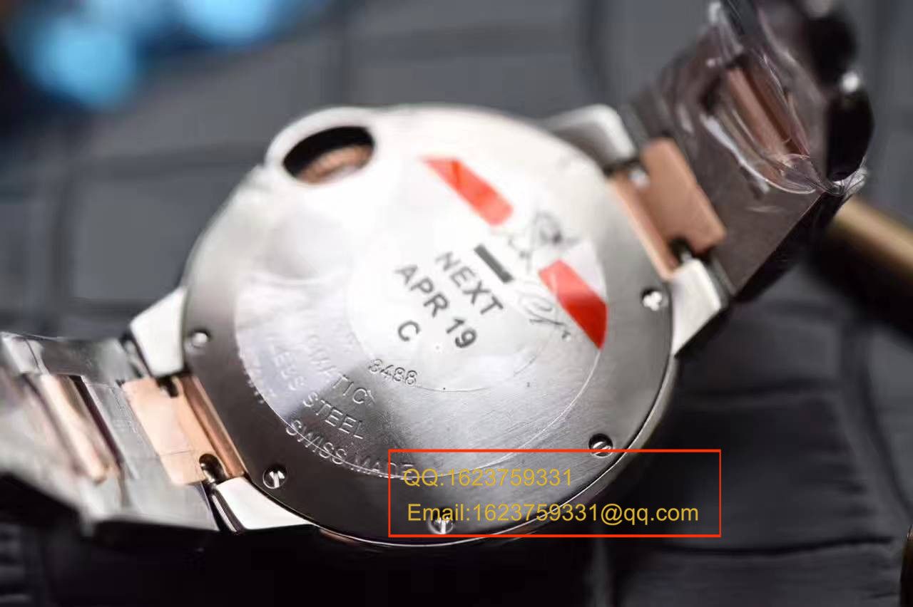 【独家视频评测HBBV6厂顶级复刻高仿33毫米手表】卡地亚蓝气球系列玫瑰金小号蓝气球W6920099女士腕表 / KAG099