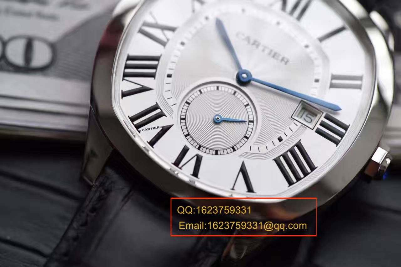 【独家视频测评SY一比一超A高仿手表】卡地亚DRIVE DE CARTIER 系列WSNM0004枕形腕表 / KBB097