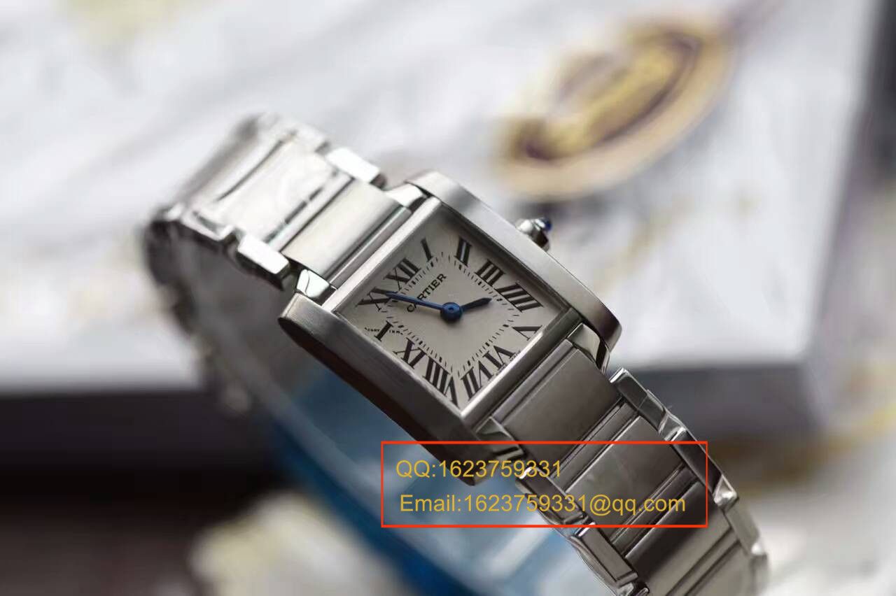 【独家视频测评A8厂1:1超A高精仿手表】卡地亚坦克系列W51008Q3女表 / KAC070