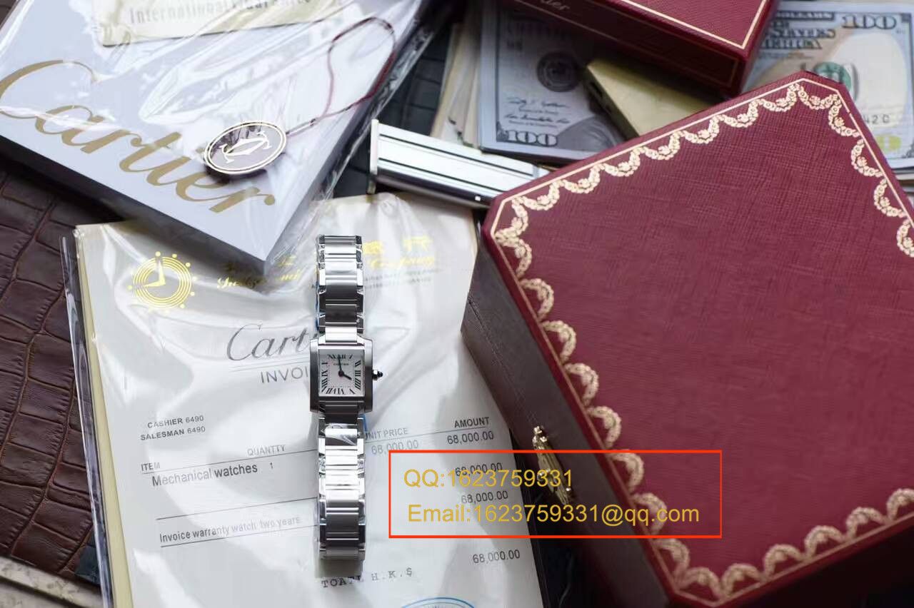 【独家视频测评A8厂1:1超A高精仿手表】卡地亚坦克系列W51008Q3女表 / KAC070