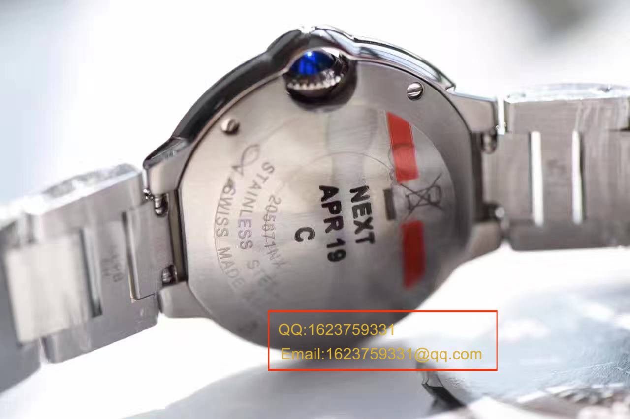 【HBBV6厂一比一复刻高仿手表】卡地亚蓝气球系列小号28毫米石英蓝气球W69010Z4女表 