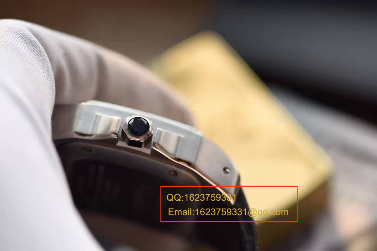 【独家视频测评HBBV6厂一比一超A高仿手表】卡地亚山度士系列W20126X8 女士机械腕表 / KDY084