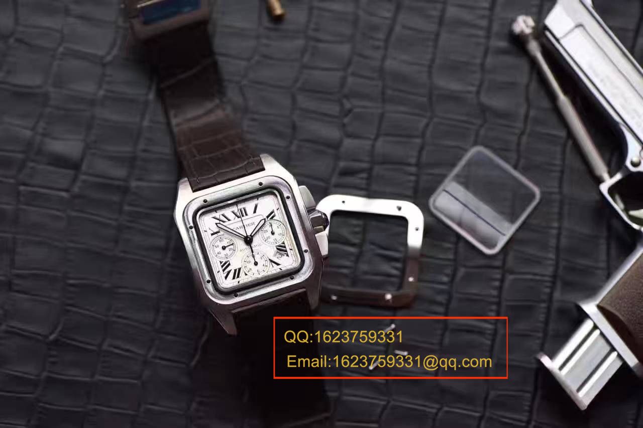 【HBBV6厂1:1复刻高仿手表】卡地亚山度士系列W20090X8腕表 / KDY077