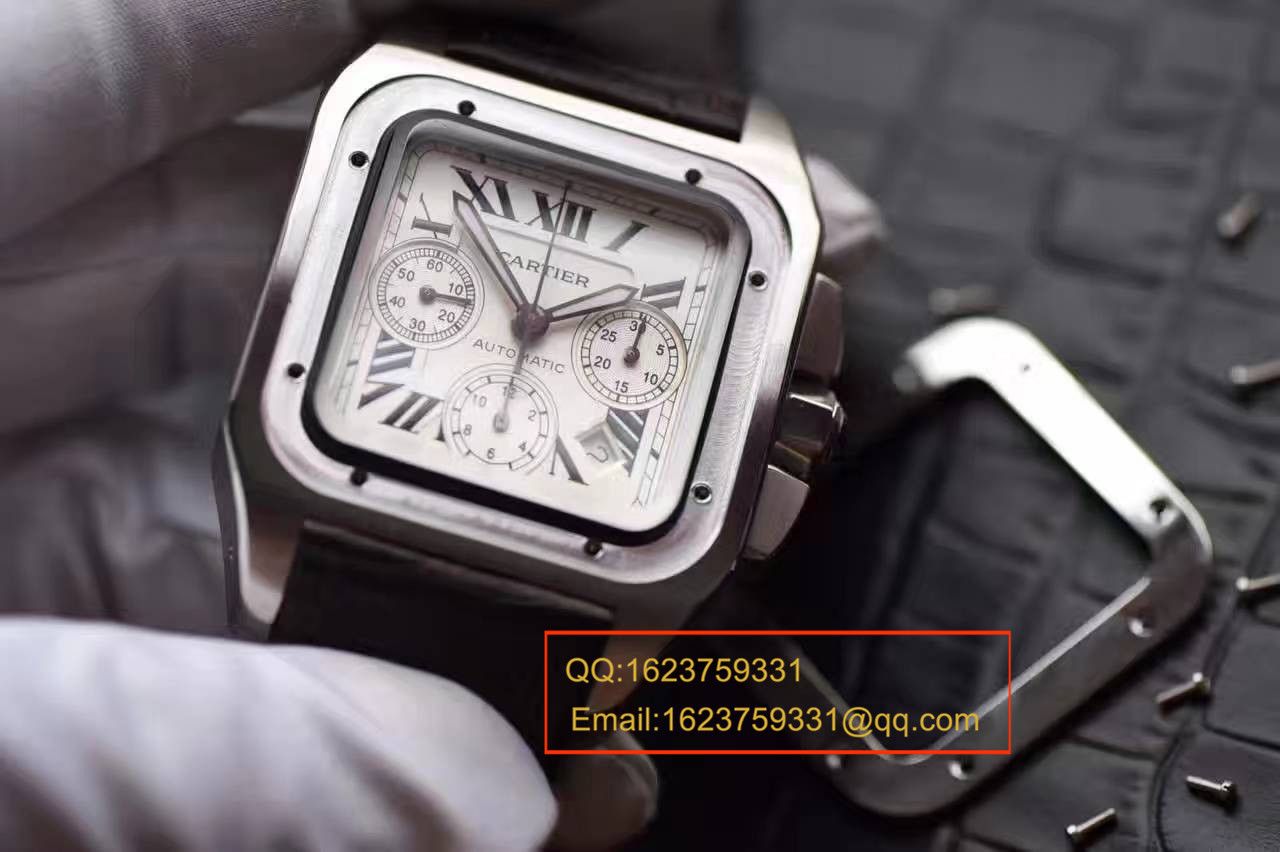 【HBBV6厂1:1复刻高仿手表】卡地亚山度士系列W20090X8腕表 / KDY077