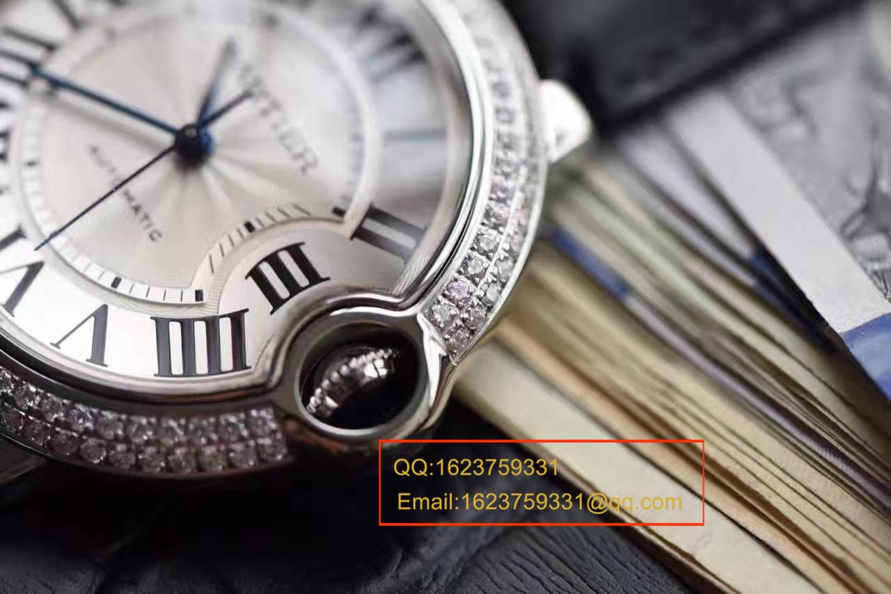 【HBBV6厂一比一超A高仿手表】卡地亚蓝气球系列WE902065女士33毫米镶钻机械腕表 / K130