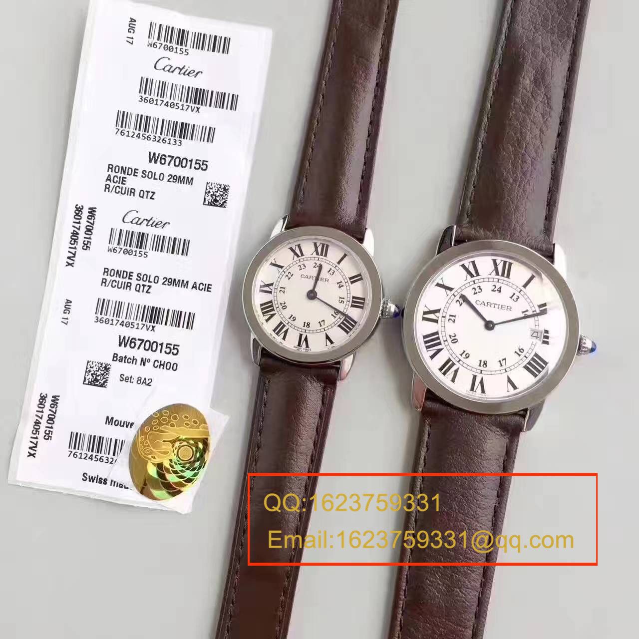 【K11厂正品开模顶级复刻高仿手表】卡地亚RONDE DE CARTIER伦敦SOLO系列W6700155、W6700255女士石英腕表 / KAD078