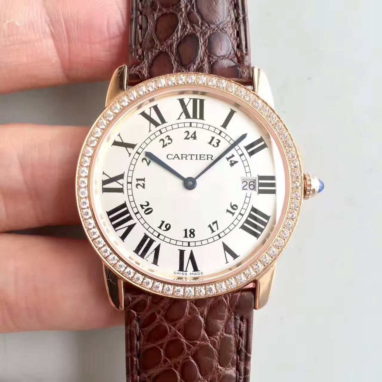 【K11厂一比一超A高仿手表】卡地亚RONDE DE CARTIER系列WR000351/WR000651腕表 / KAD090
