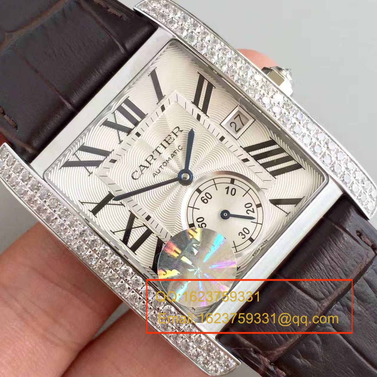  【JF厂一比一复刻高仿手表】卡地亚坦克系列TANK MC系列 W5330003腕表 / KAG020