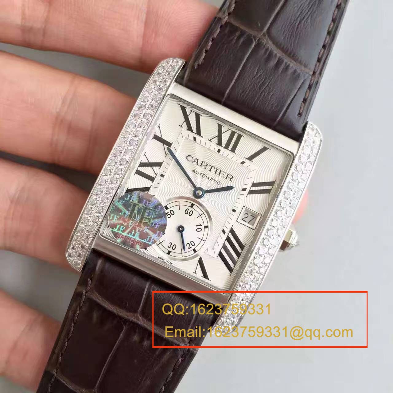  【JF厂一比一复刻高仿手表】卡地亚坦克系列TANK MC系列 W5330003腕表 / KAG020