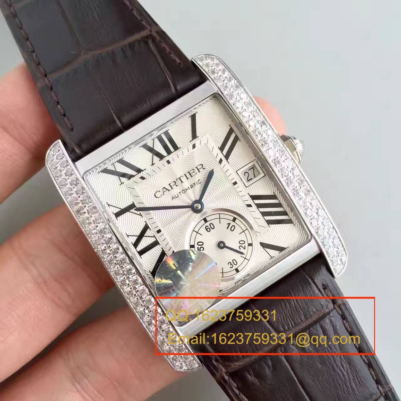  【JF厂一比一复刻高仿手表】卡地亚坦克系列TANK MC系列 W5330003腕表 / KAG020