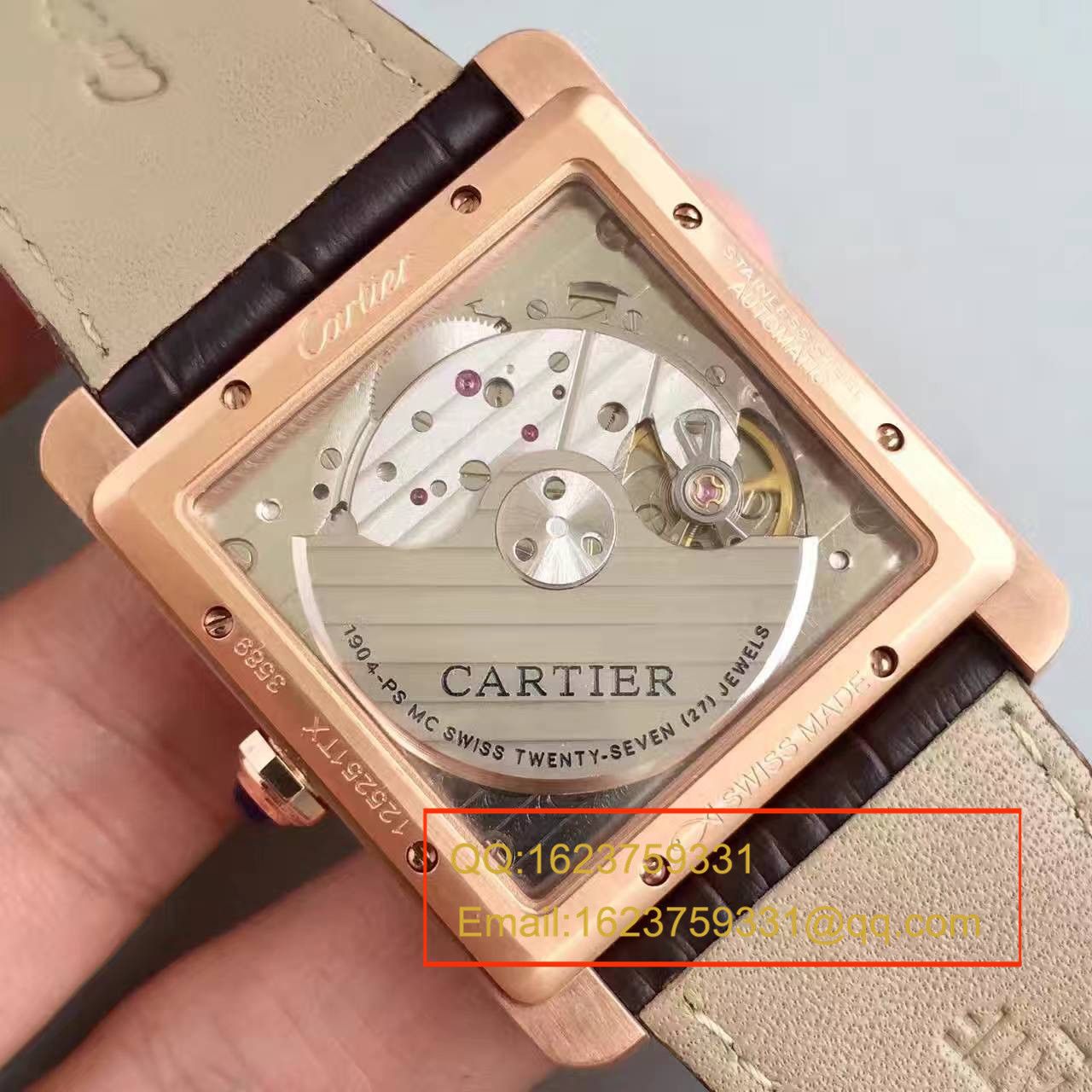 【JF一比一高精仿手表】卡地亚英式 Tank MC 坦克系列终极版本 W5330001腕表 / KAG022