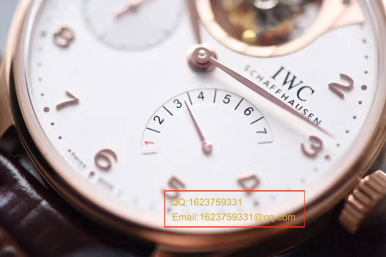 【独家视频测评】【YL厂一比一超A复刻高仿手表】万国葡萄牙系列IW504202自动陀飞轮逆跳腕表 / WG299