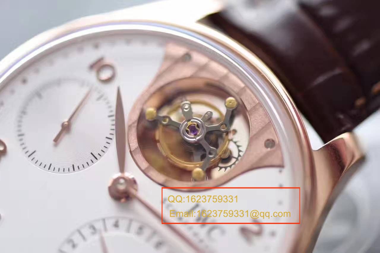 【独家视频测评】【YL厂一比一超A复刻高仿手表】万国葡萄牙系列IW504202自动陀飞轮逆跳腕表 / WG299