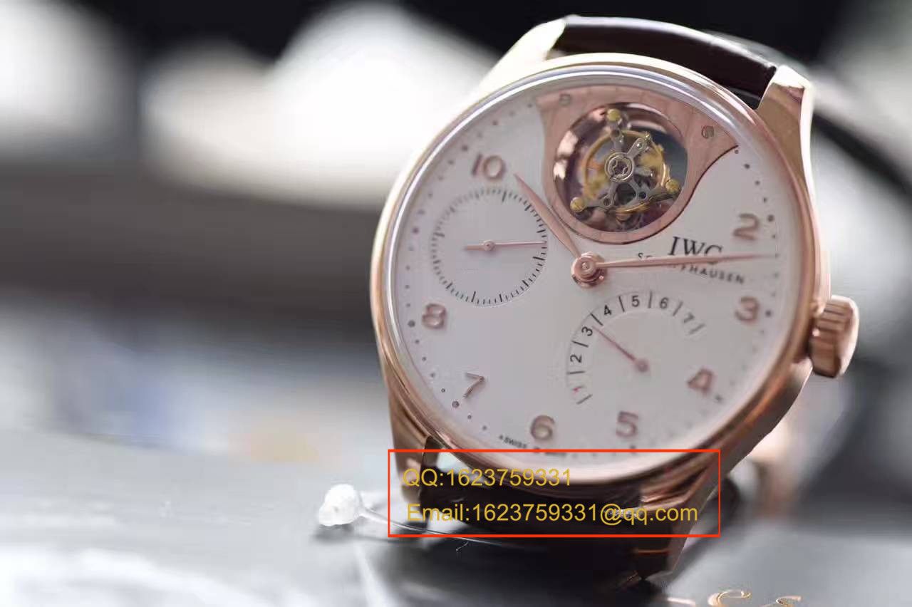 【独家视频测评】【YL厂一比一超A复刻高仿手表】万国葡萄牙系列IW504202自动陀飞轮逆跳腕表 / WG299