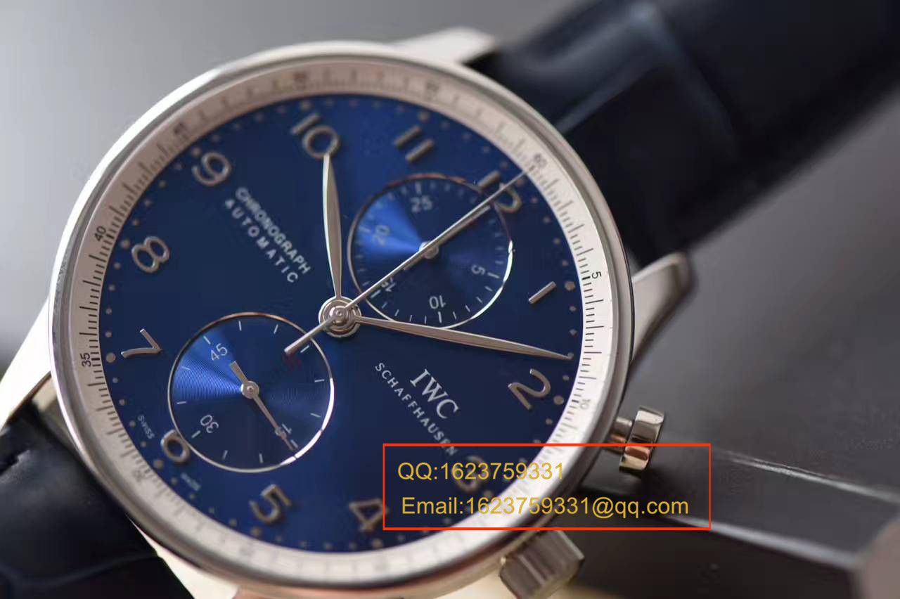 【独家视频测评】【YL厂1比1超A高精仿手表】万国葡计劳伦斯特别版最高v7版本IW371432腕表 / WG298