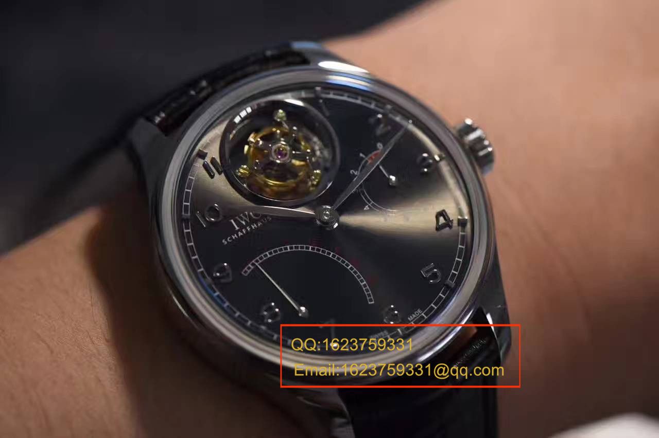 【独家视频测评YL一比一超A高精仿手表】万国葡萄牙系列逆跳陀飞轮IW504401腕表 / WG104A