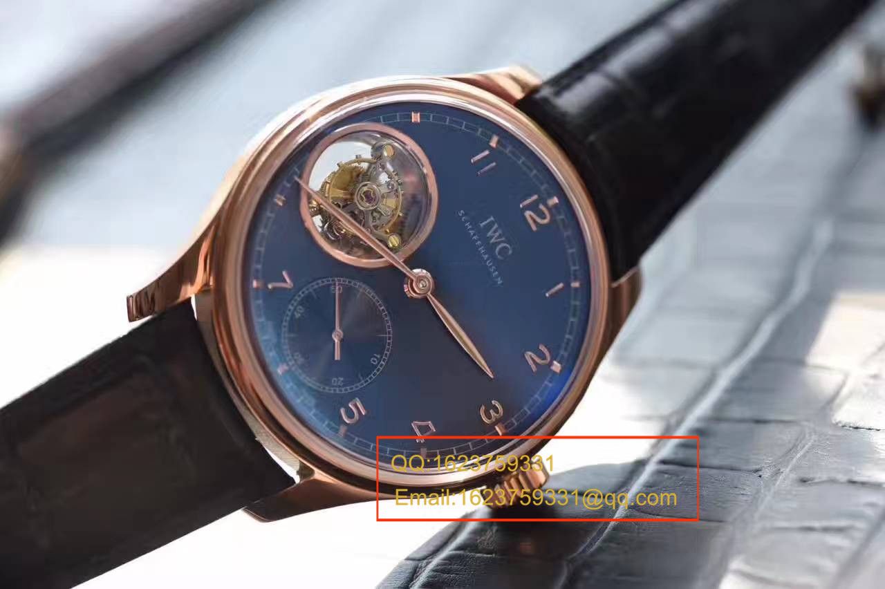 【独家视频测评YL厂1:1顶级复刻手表】万国葡萄牙系列IW546305真陀飞轮腕表 / WG288