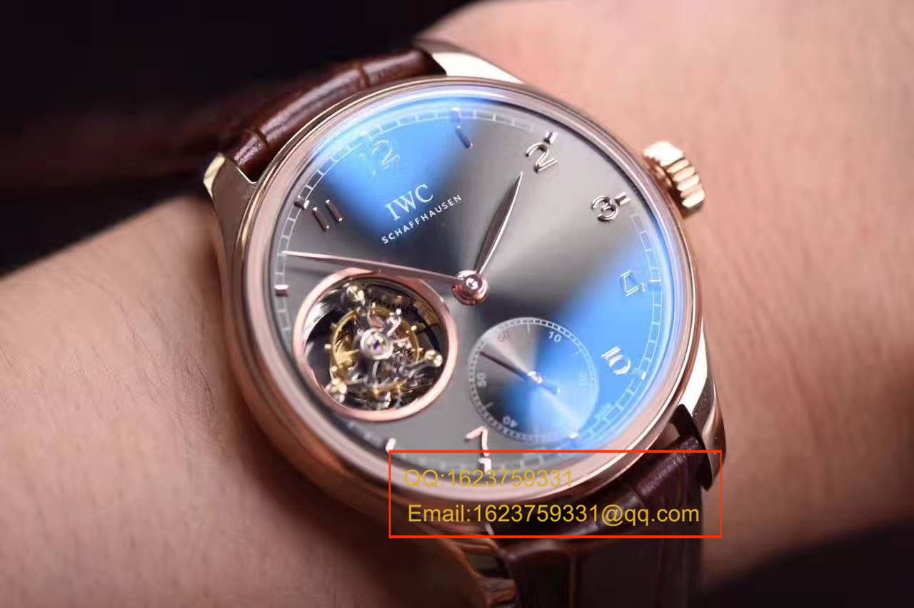 【YL厂一比一高仿手表】最高品质万国葡萄牙系列IW546301、IW546304九字位真陀飞轮腕表 / WG287