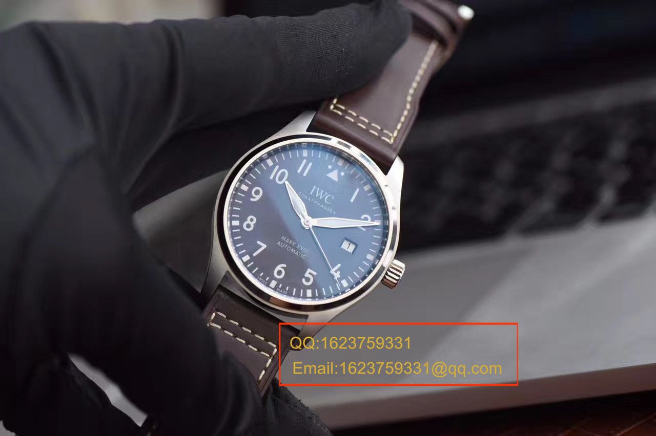 【独家视频测评】【MK厂1:1高精仿手表】万国马克十八飞行员腕表“蓝面小王子”特别版系列IW327004腕表 / WG243A