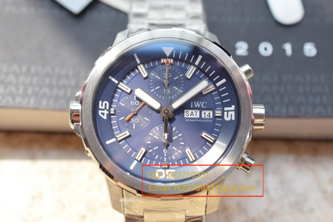 【独家视频测评V6厂一比一超A高精仿手表】万国海洋时计雅克-伊夫．库斯托探险之旅特别版IW376805 男士机械腕表 / WG166