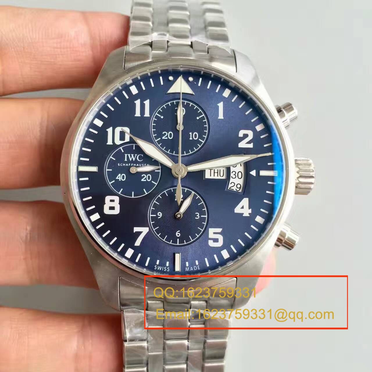 【ZF厂超A高精仿手表】万国飞行员系列IW377706 小王子机械腕表《钢带款》 / WG214