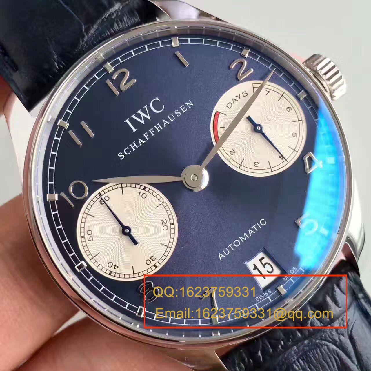 【ZF厂一比一高精仿手表】万国葡萄牙劳伦斯限量版系列《万国葡七日链》IW500112腕表 / WG224