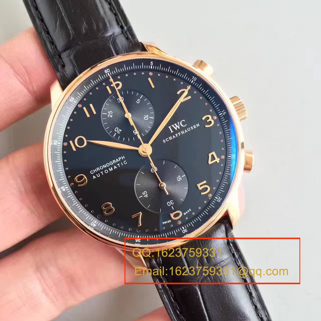 【ZF厂1:1高精仿手表】万国葡萄牙葡计超薄升级版IW371482腕表 / WG094