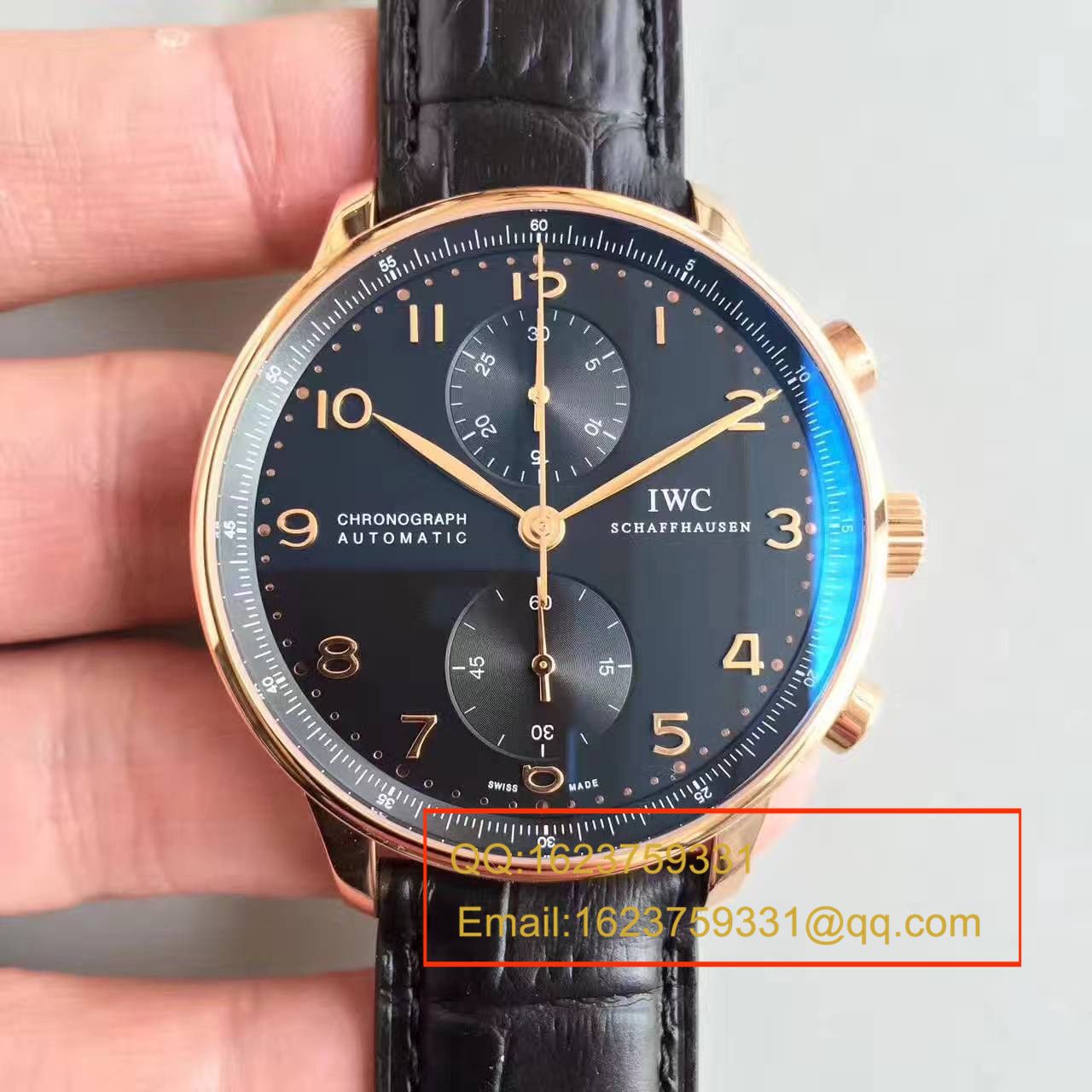 【ZF厂1:1高精仿手表】万国葡萄牙葡计超薄升级版IW371482腕表 / WG094