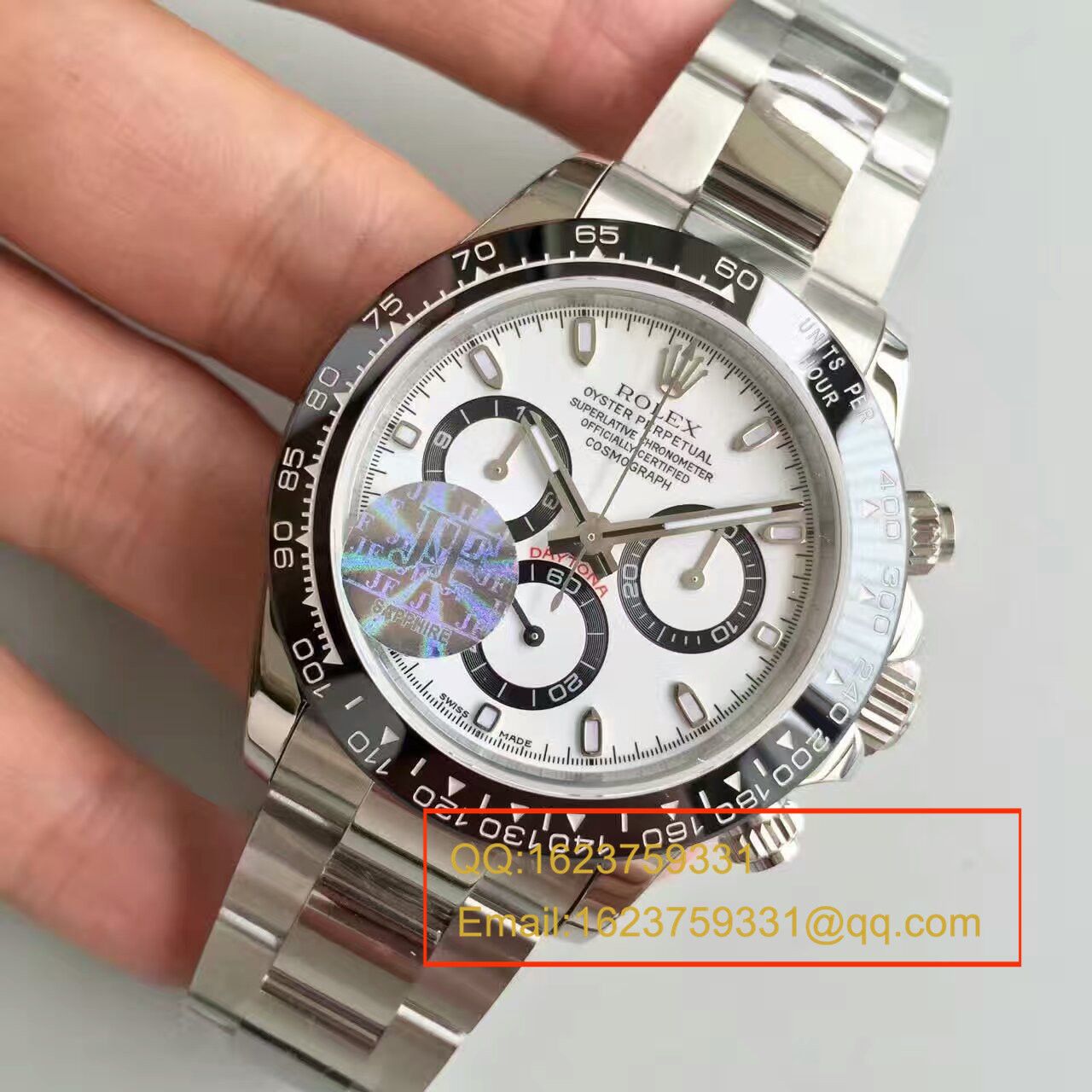 【视频解析】JF厂1:1高精仿手表之劳力士宇宙计型迪通拿系列116500LN-78590机械男表 / RBD126