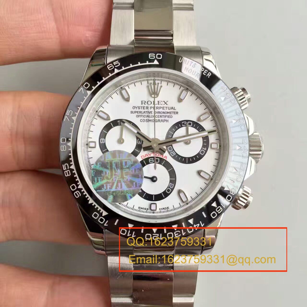 【视频解析】JF厂1:1高精仿手表之劳力士宇宙计型迪通拿系列116500LN-78590机械男表 / RBD126