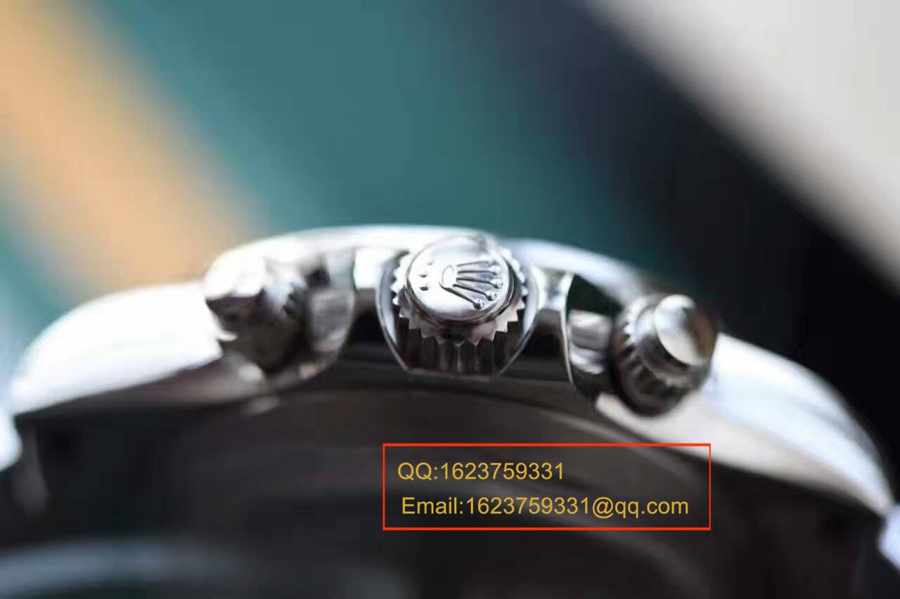 【实拍图鉴赏】JF厂一比一复刻高仿手表之劳力士宇宙计型迪通拿系列116520-78590 男表 / RBB011A