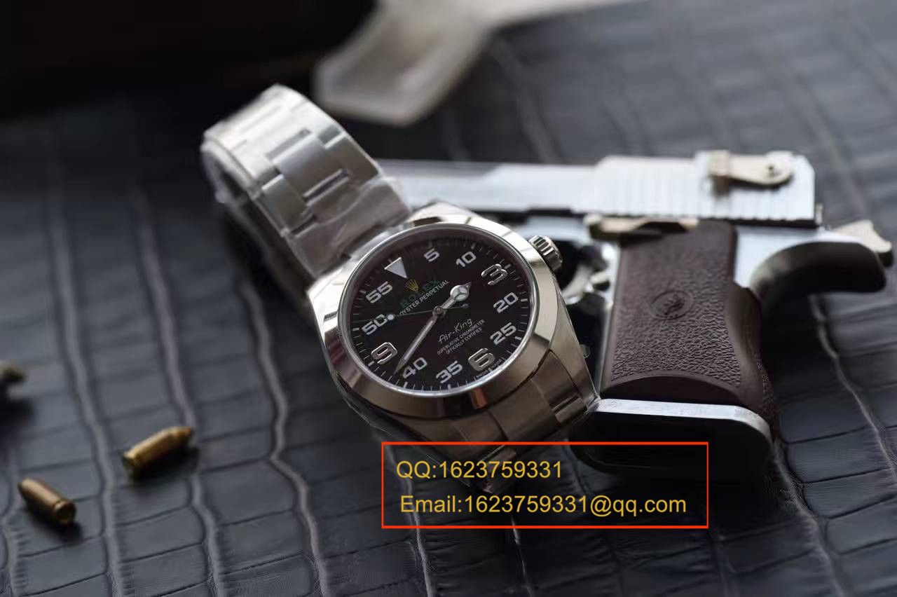 【N厂一比一精仿手表最强V7版】顶级复刻高仿空霸“卷土重来” 劳力士Air-King男士手表 / RBB110