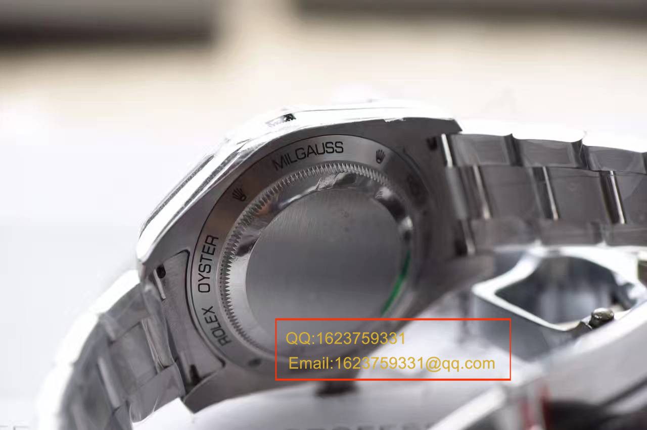【N厂一比一超A高精仿手表】劳力士闪电闪电绿玻璃MILGAUSS 116400 最高版本 / RBA186