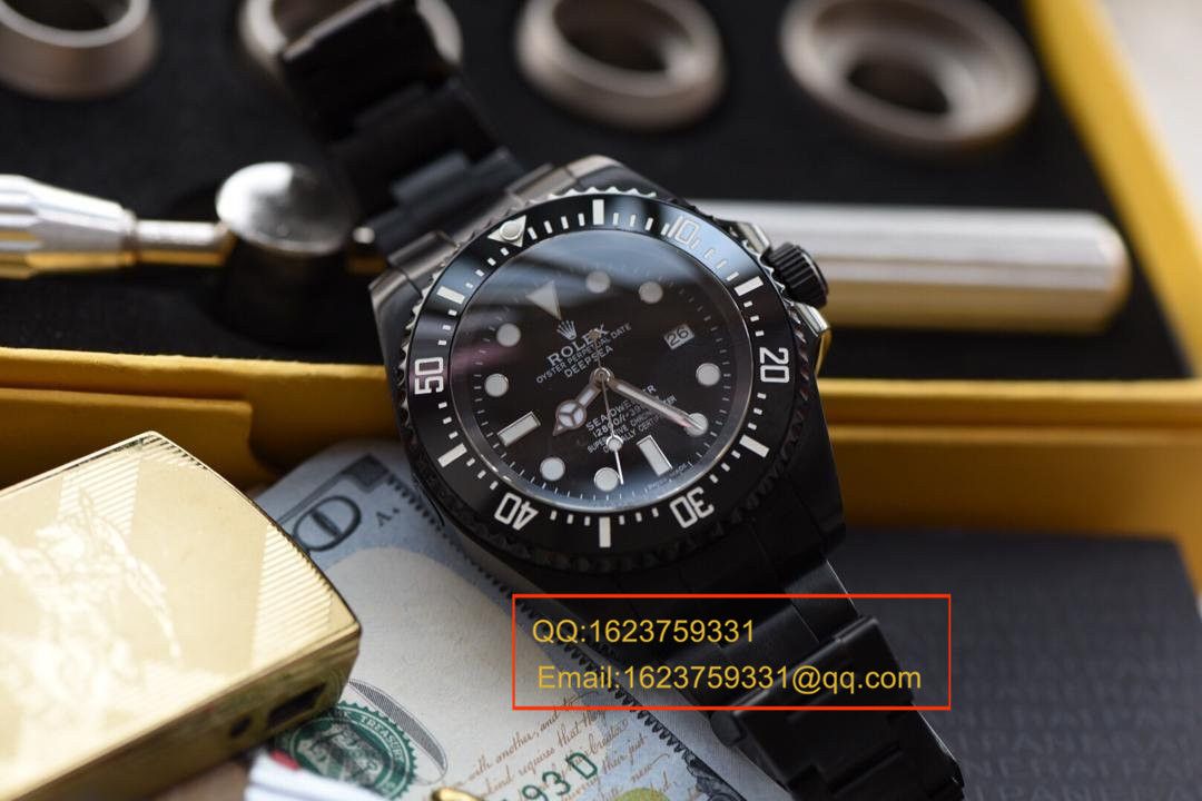 【实拍图鉴赏】N厂劳力士黑鬼王、45MM直径、蓝宝石镜面、陶瓷表圈！N厂出品，必是精品！ / RAH104