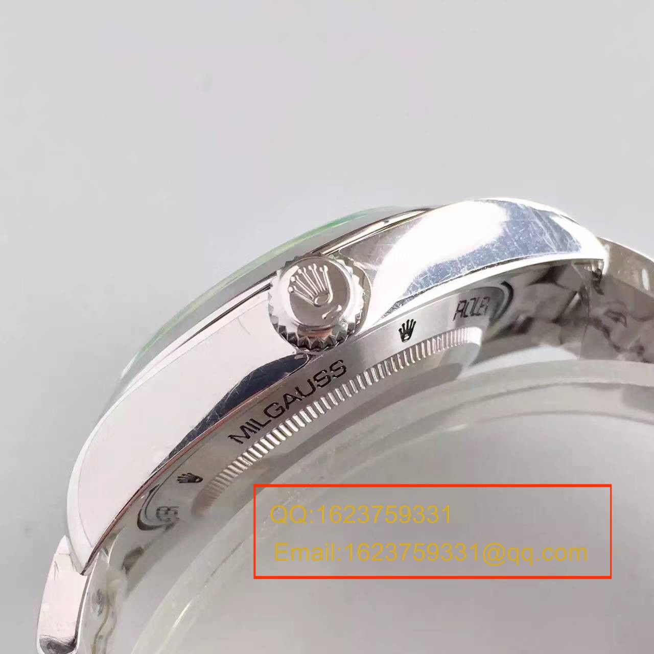 【JF厂1:1高仿手表】劳力士MILGAUSS系列116400-GV-72400黑盘腕表《黑面闪电》 / R002