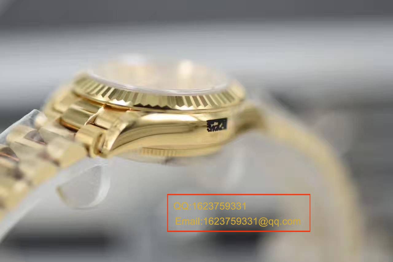 【SY厂一比一超A高仿手表】劳力士女装日志型系列279178香槟面女士腕表 / RB0126A