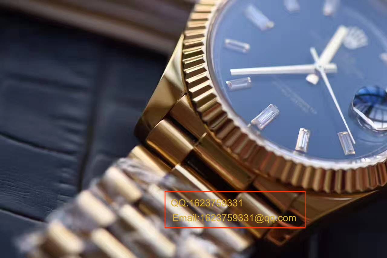 【台湾厂一比一超A高仿腕表】劳力士星期日历型系列228238黑面表盘 / RBA176