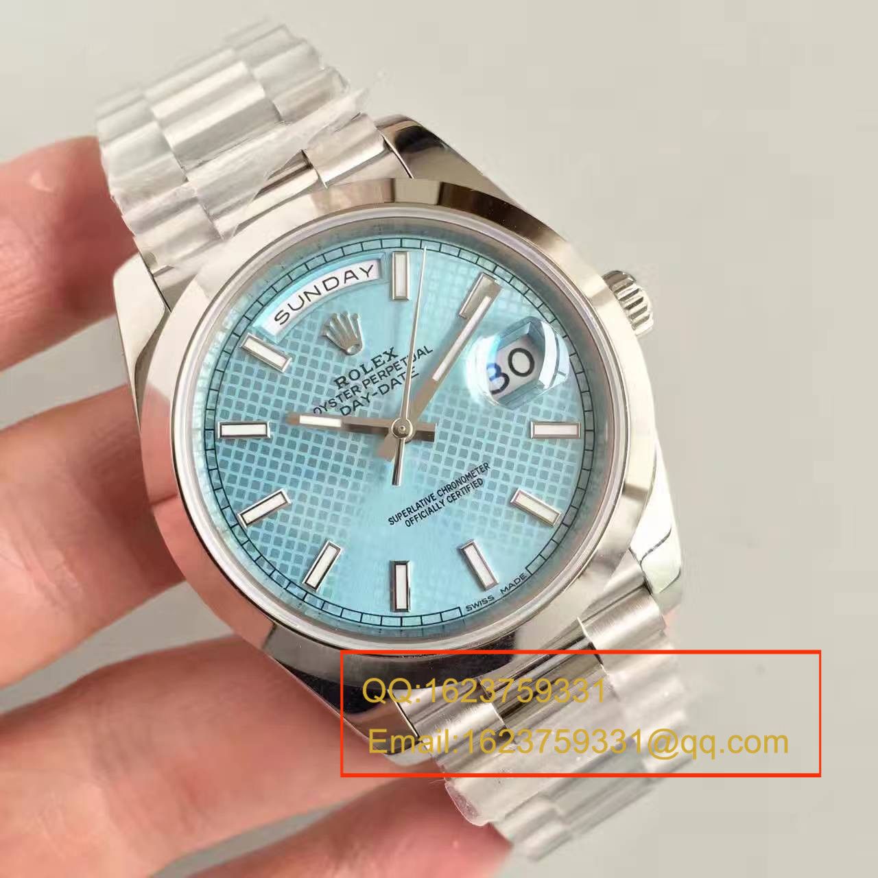 【N厂一比一高精仿手表】劳力士星期日历型系列228206-83416机械腕表 / RBE047