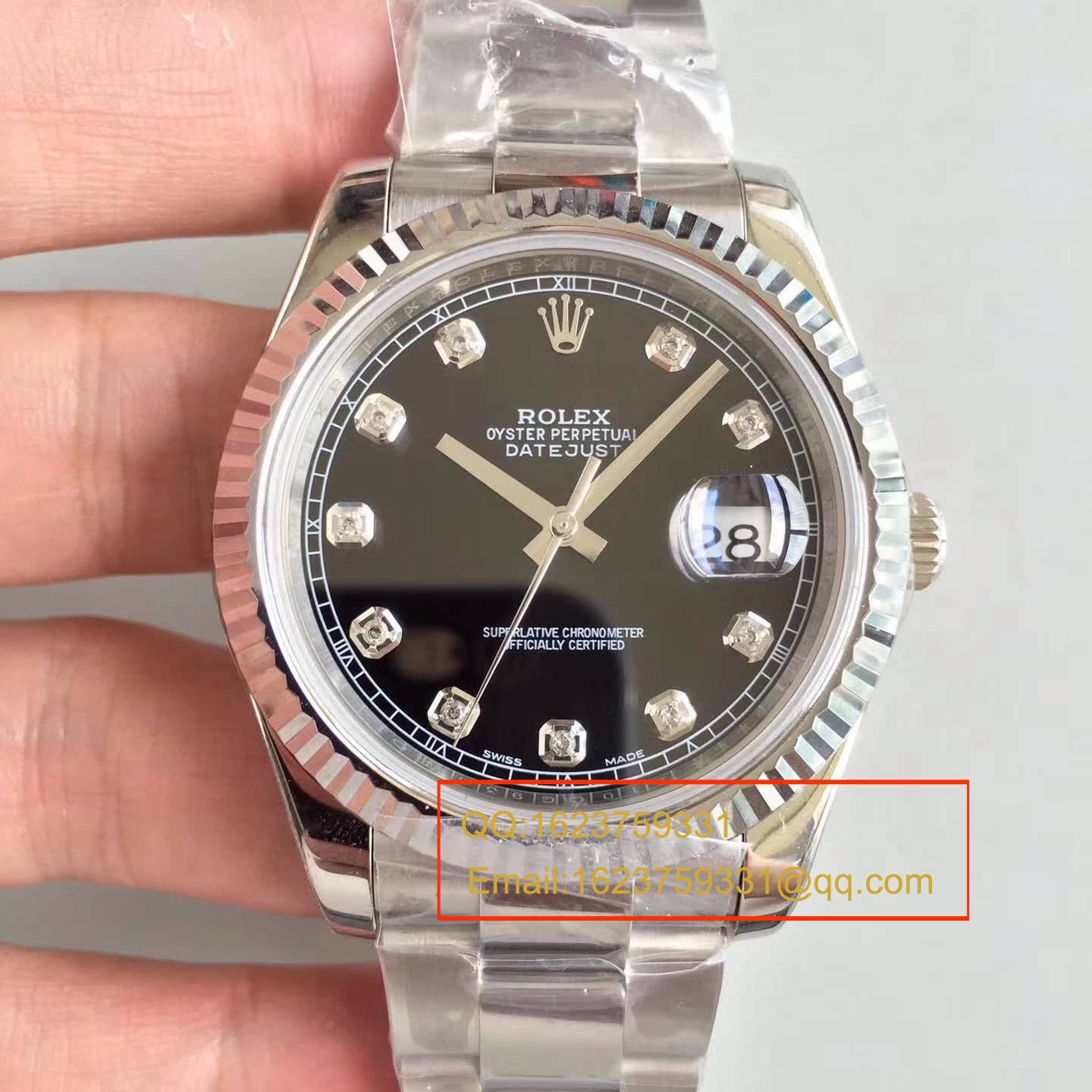 【N厂1:1复刻高仿手表】劳力士日志型系列116334-72210 G腕表 / RBD075