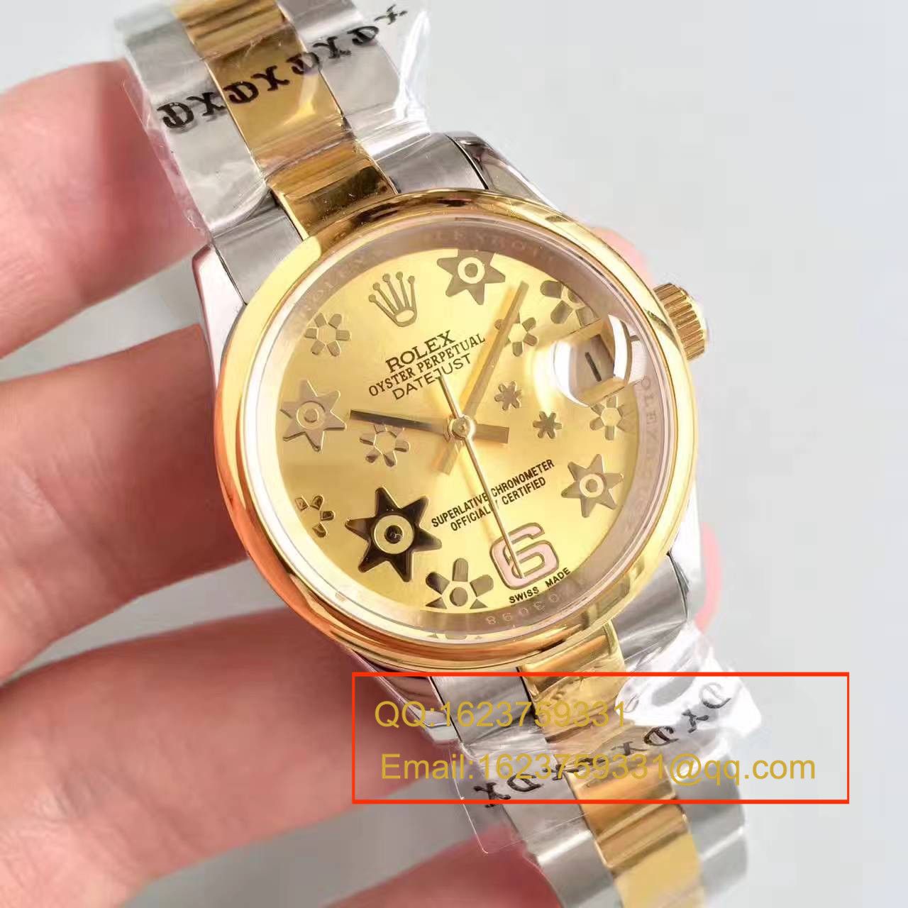 【台湾厂超A高精仿手表】劳力士 女装日志型31系列178243-72163腕表  / RAG025