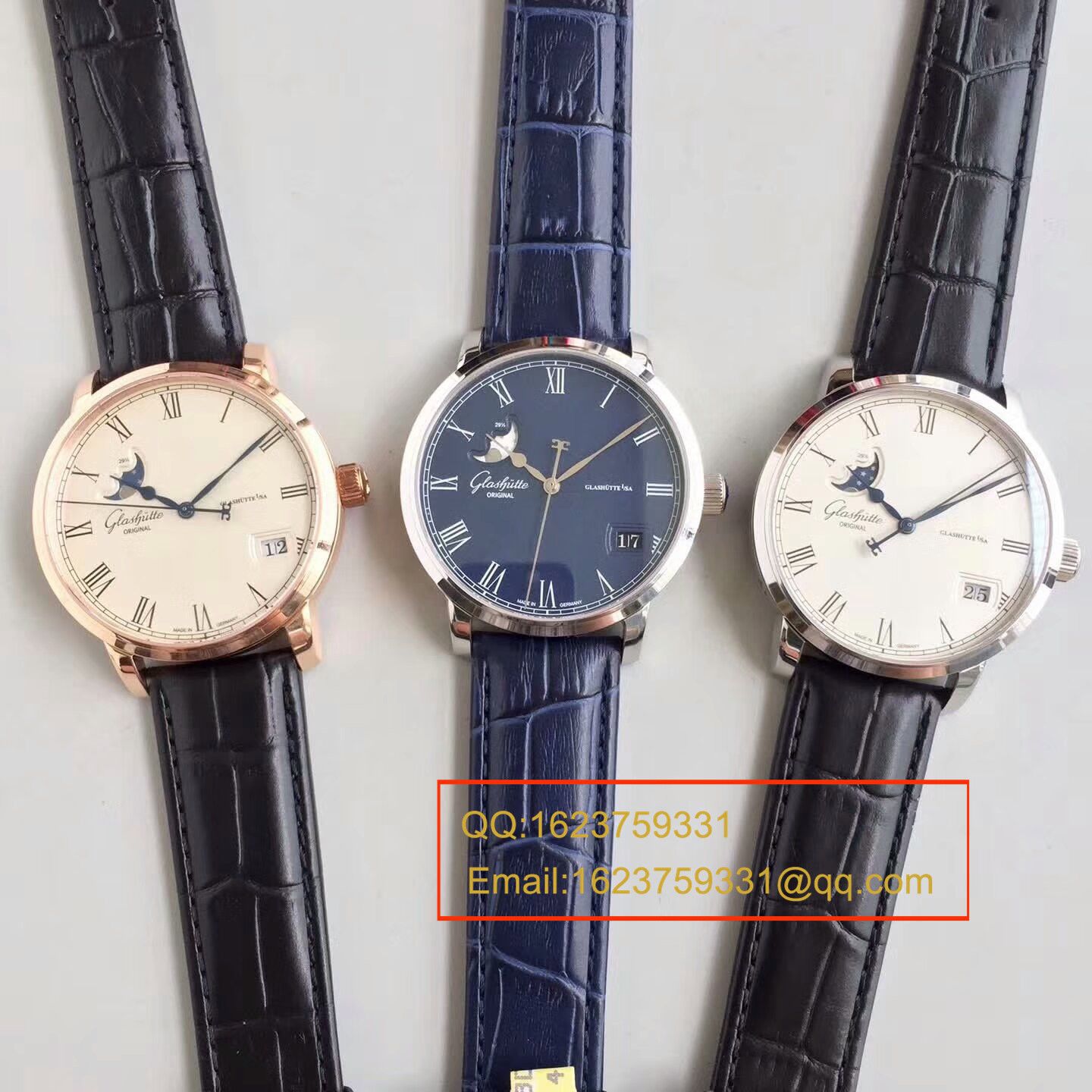 【GF1:1超A高仿手表】格拉苏蒂原创精髓议员大日历月相系列100-04-05-12-30腕表 / GLAB015 