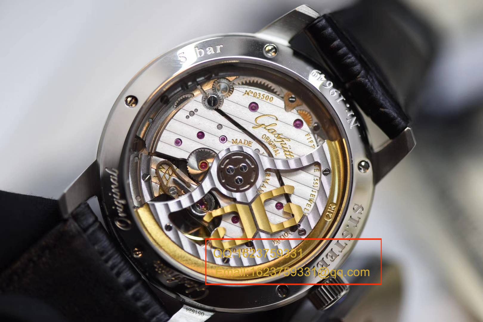 【GF1:1超A高仿手表】格拉苏蒂原创精髓议员大日历月相系列100-04-05-12-30腕表 / GLAB015 