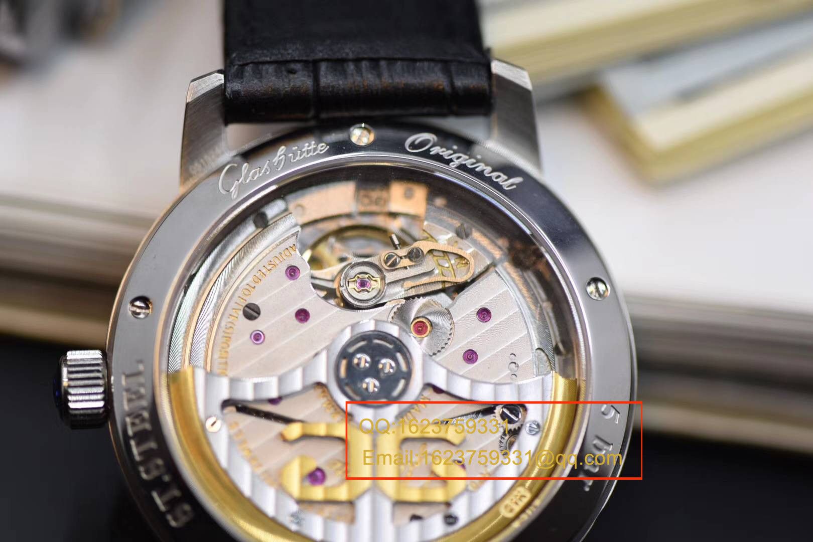 【GF1:1超A高仿手表】格拉苏蒂原创精髓议员大日历月相系列100-04-05-12-30腕表 / GLAB015 