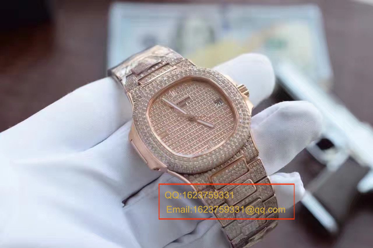 【DM厂一比一超A高仿手表】百达翡丽鹦鹉螺满天星土豪款腕表 / BD181