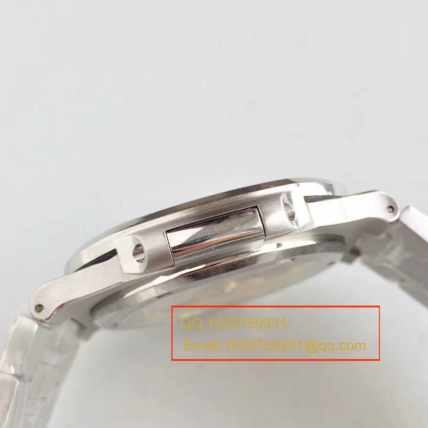 【PF一比一超A高仿手表】百达翡丽运动系列5711G 白金腕表钢带款(鹦鹉螺) 